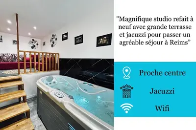 Plan de l'établissement La détente marocaine studio jacuzzi et terrasse