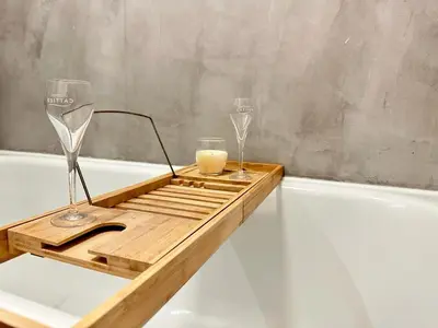 Plan de l'établissement Fléchambault face à la Basilique avec terrasse