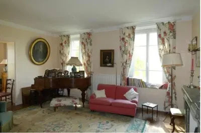Coin salon dans l'établissement Peaceful countryside retreat - full of character