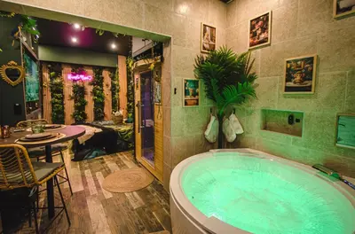 Plan de l'établissement Suite Jungle Spa - Sauna & Balnéo