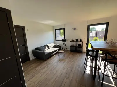 Coin salon dans l'établissement la Maison d'à côté Chambre 3