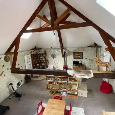 maison au calme avec piscine chauffée