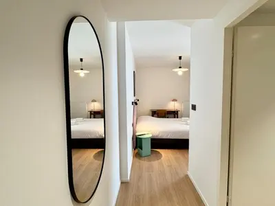 Un ou plusieurs lits dans un hébergement de l'établissement We Live Inn Sharies Reims A301