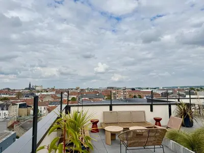 Balcon ou terrasse dans l'établissement We Live Inn Sharies Reims A301
