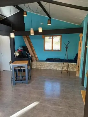 Plan de l'établissement Chalet avec bain à remous à Saint-Loup-Terrier