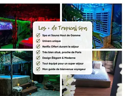 Plan de l'établissement Coquéo Spa & Sauna Suite Paris Disneyland