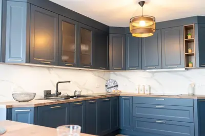 Cuisine ou kitchenette dans l'établissement Résidence Saint-Vincent Elegance et Comfort
