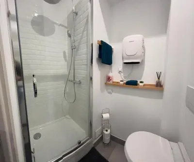 Salle de bains dans l'établissement Le Saint André Hyper centre ville