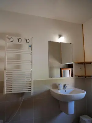 Salle de bains dans l'établissement La Malavisée