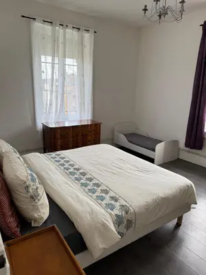 Un ou plusieurs lits dans un hébergement de l'établissement Appartement 3 chambres 6 personnes