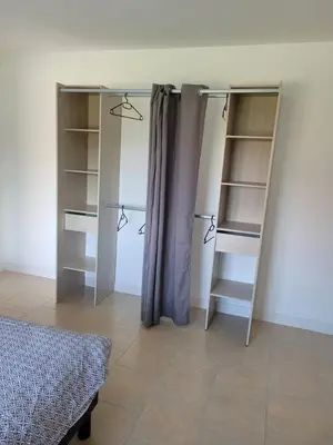 Un ou plusieurs lits dans un hébergement de l'établissement Maison plein pied Trosly-Loire