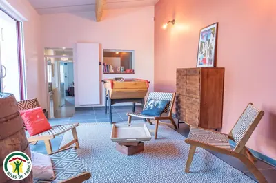 Coin salon dans l'établissement Prelude Hautvillers