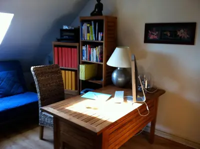 Coin salon dans l'établissement Grand Appartement Chill