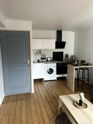 Cuisine ou kitchenette dans l'établissement T2 neuf proche gare et centre ville de Reims