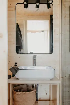 Salle de bains dans l'établissement Le Refuge Des Hauteurs