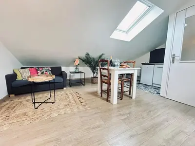 Cuisine ou kitchenette dans l'établissement Jonquille 9 trés cozy proche centre ville
