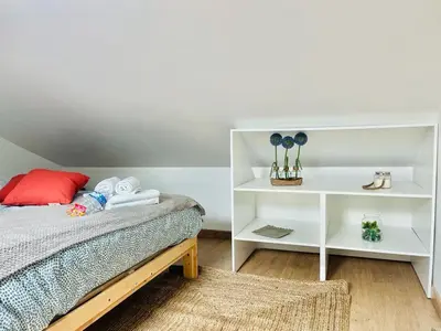 Un ou plusieurs lits dans un hébergement de l'établissement Chavalliaud 10 studio cosy à 2 pas du centre