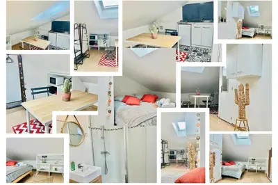 Télévision ou salle de divertissement dans l'établissement Chavalliaud 10 studio cosy à 2 pas du centre