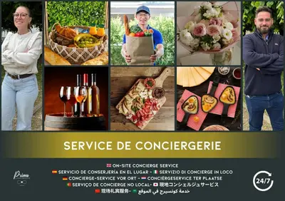 Plan de l'établissement L'élegant, climatisé et rénové - Appart'hôtel Chez MV