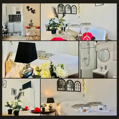 Plan de l'établissement Tulipe 14 cocon romantique proche centre-ville
