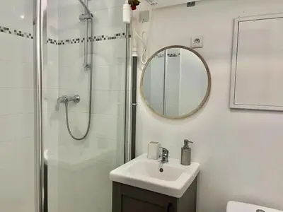 Salle de bains dans l'établissement Tulipe 14 cocon romantique proche centre-ville