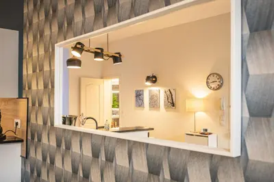 Cuisine ou kitchenette dans l'établissement Domremy HypercentredeReims
