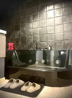Salle de bains dans l'établissement Alcova