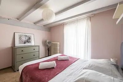 Un ou plusieurs lits dans un hébergement de l'établissement Au coeur du village Verzenay