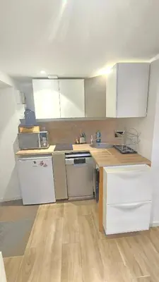 Cuisine ou kitchenette dans l'établissement studio gambetta