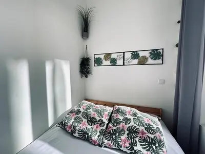 Un ou plusieurs lits dans un hébergement de l'établissement Chavalliaud 4 studio tout mignon proche centre