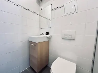 Salle de bains dans l'établissement Chavalliaud 3 petit cocon calme et cozy