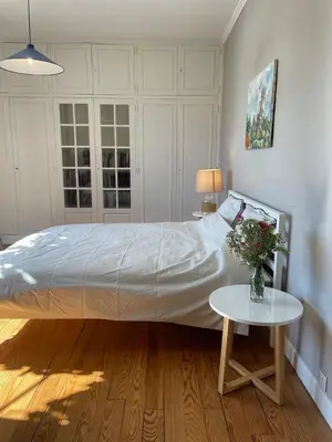 Un ou plusieurs lits dans un hébergement de l'établissement Le Clos des Fontenis 15p Spa Famille Nature
