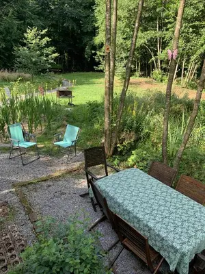Jardin de l'établissement La bauge Ardennaise