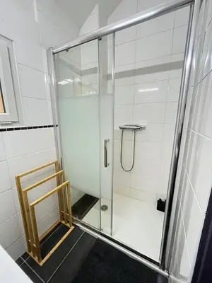 Salle de bains dans l'établissement Vilnius - Confort familial