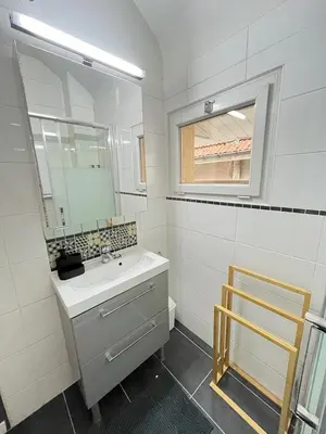 Salle de bains dans l'établissement Vilnius - Confort familial