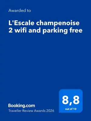 Plan de l'établissement L'Escale champenoise 2 wifi and parking free