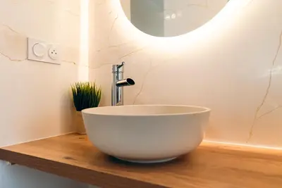 Salle de bains dans l'établissement La Bali, Luxe et relaxation