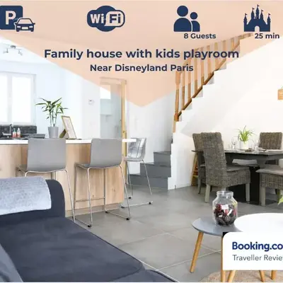 L'échappée belle Trilportaise - 25 min Disneyland - wifi gratuit- Streaming gratuit