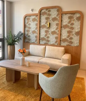Coin salon dans l'établissement Zenao Appart'hôtels Châlons-en-Champagne