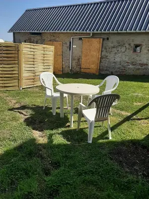 Jardin de l'établissement Le studio à la campagne