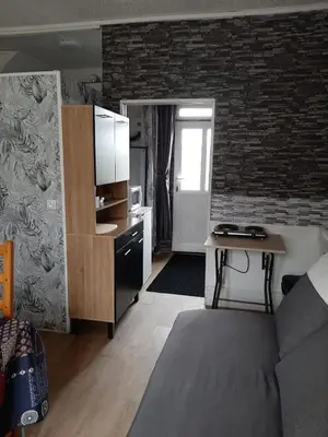 Un ou plusieurs lits dans un hébergement de l'établissement Le studio à la campagne
