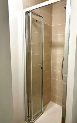 Salle de bains dans l'établissement Biscuit Rémois - 600m de la Cathédrale