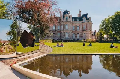 Jardin de l'établissement La Bulle Suspendue, Avenue de Champagne