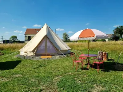 Plan de l'établissement Tente confortable pour 4 personnes