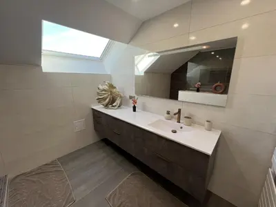 Salle de bains dans l'établissement Domaine TERRE DE REVES