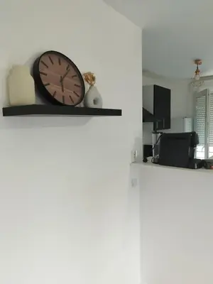 Cuisine ou kitchenette dans l'établissement Très bel appartement - Meaux - proche Disneyland