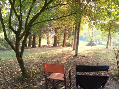 Jardin de l'établissement Maison familiale - La Rabouillère