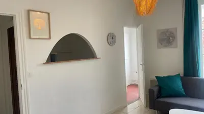 Coin salon dans l'établissement MEAUX Centre 1 au calme Vue sur cour intérieur