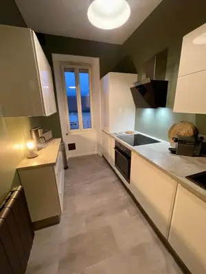 Cuisine ou kitchenette dans l'établissement Chez Margot