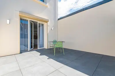 Balcon ou terrasse dans l'établissement Résidence Courcelles
